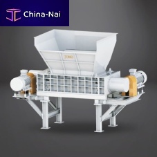 Double-shaft shredder Economicalprimarysolid & bulk wasterugged