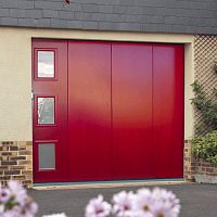 Thermo-lacquered steel garage door sliding sectionalpolyurethane foamautomatic