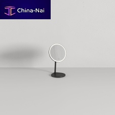 Wall-mounted mirror Lenstablecontemporaryround