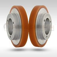 Bearing wheel type roller polyurethanefor pulley driveshigh-accuracy