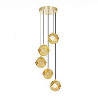 Contemporary chandelier ETCH MINI : ETSMCH01BEUbrasscommercialwith globes