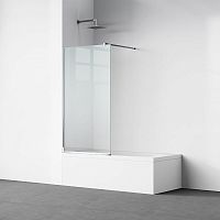 Fixed bath screen C40reversibletempered glass1 panel