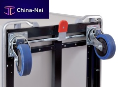 Medical trolley wheel XFC 1600with brakeswiveling