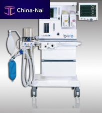 Pediatric anesthesia workstation S6100 PLUStrolley-mountedwith respiratory monitoringwith gas scavenging system