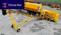 Water dosing unit beltmobilewith belt feeder