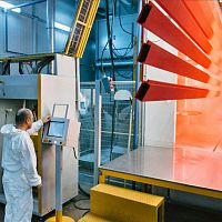 Aluminum powder coating medium serieslarge seriesfor the automotive industry