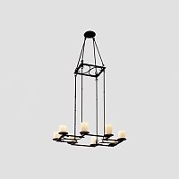 Traditional chandelier BRIDLEmetal8 lightcommercial