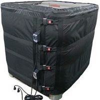 Jacket drum heater high-temperaturefor IBC containers