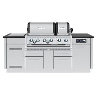 Electric barbecue Imperial QS 690ifixedstainless steelwith storage compartment