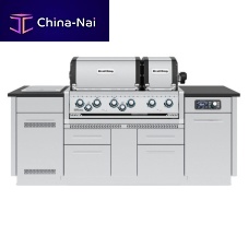 Electric barbecue Imperial QS 690ifixedstainless steelwith storage compartment