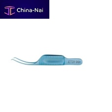 Ophthalmology forceps ET3199tissue graspingbenttitanium