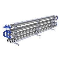 Tubular heat exchanger Pure flux P2liquid/liquidfor wastewater