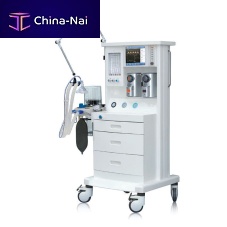 Trolley-mounted anesthesia workstation HF-560B5with ventilatorwith respiratory monitoring