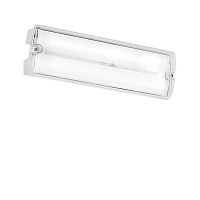 Surface mounted emergency light EMPACrectangularLEDpolycarbonate