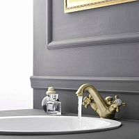 Double-handle washbasin mixer tap LO 41276 CRcountertopchromed metalbathroom
