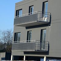 Galvanised steel railing PRESS-LOCKEDwire meshoutdoorfor stair