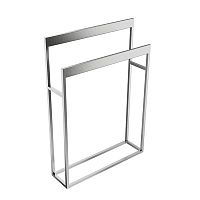 2-bar towel rack 500x850x160 mmfloor-standingbrushed stainless steelblack