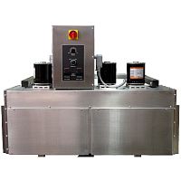 Electric shrink tunnel for labelsfor heat-shrink sleeves