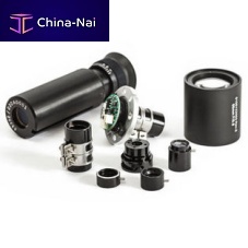 Fixed-focus objective lens for process monitoring