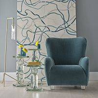 Floor-standing lamp VOLARE bronzeMurano glasscontemporary