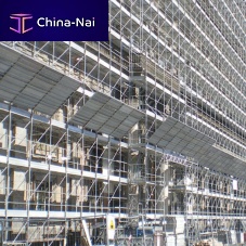 Fixed scaffolding PEfacademodular