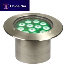 Floor-mounted spotlight PLUS/SS -TLEDroundIP67