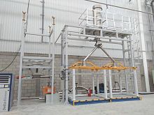 Automatic big-bag filling station
