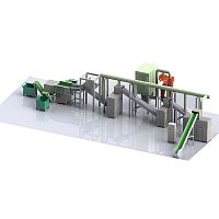 Printer toner recycling line T1000