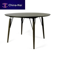 Contemporary dining table SPRINGFIELDoakoak baseround