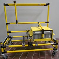 Transfer cart metalfor batterywith swivel casters