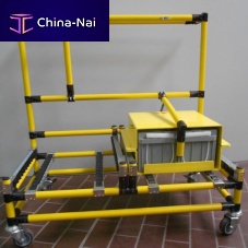 Transfer cart metalfor batterywith swivel casters