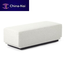 Contemporary bench TOWNHOUSEfabricwithout backrestwithout armrests
