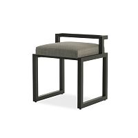 Contemporary stool LUCY LCY 22Eoakupholstered
