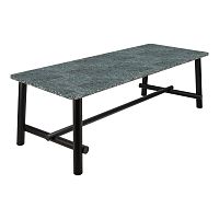 Contemporary table Mikado TBrecycled plasticwooden baserectangular
