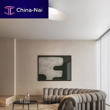 Contemporary ceiling light KATEconicalaluminumopal