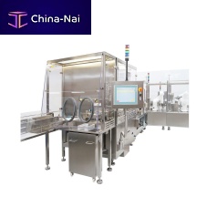 Horizontal debagging machine DBfloor-standingcompactfor cartridges