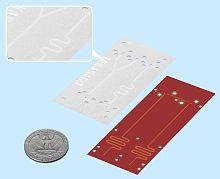 Multi-channel manifold PTFEmicrochannel
