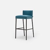 Contemporary bar chair 652indoorleathermetal