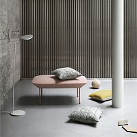 Floor-standing lamp LEAFaluminumbrasscontemporary