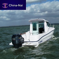Outboard day fishing boat KING FISHER 7.20wheelhouse8-person max.1-cabin