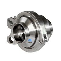 Sanitary check valve for the chemical industryfor pharmaceutical applicationsfor the food industry
