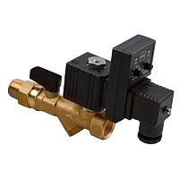 Drain valve VQS serieselectricbrass