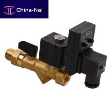 Drain valve VQS serieselectricbrass