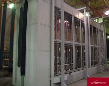 Chamber oven curingpowder coatinginfrared