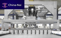 Top-loading case packer-unpacker for metalvacuumfor glass containers