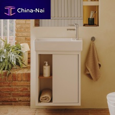 Wall-hung washbasin cabinet TURAMDFcontemporary1-door