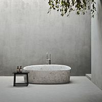 Oval bathtub Lunifree-standingfor homesprofessional