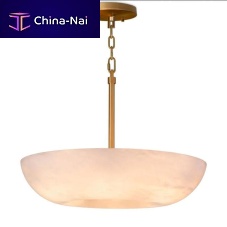 Pendant lamp ARIANObrassalabastervintage