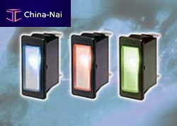 Steady indicator light panel-mountrectangular