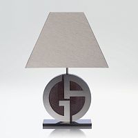 Table lamp CHERIEfabricnickeltraditional